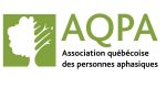 Logo de l'Association québécoise des personnes aphasiques.
