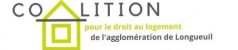 Logo de la Coalition pour le droit au logement de l'agglomération de Longueuil