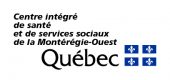 Logo Centre intégré de santé et de services sociaux de la Montérégie-Ouest : Québec-drapeau.