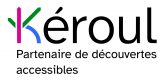 Logo de kéroul.Partenaire de découvertes accessibles.